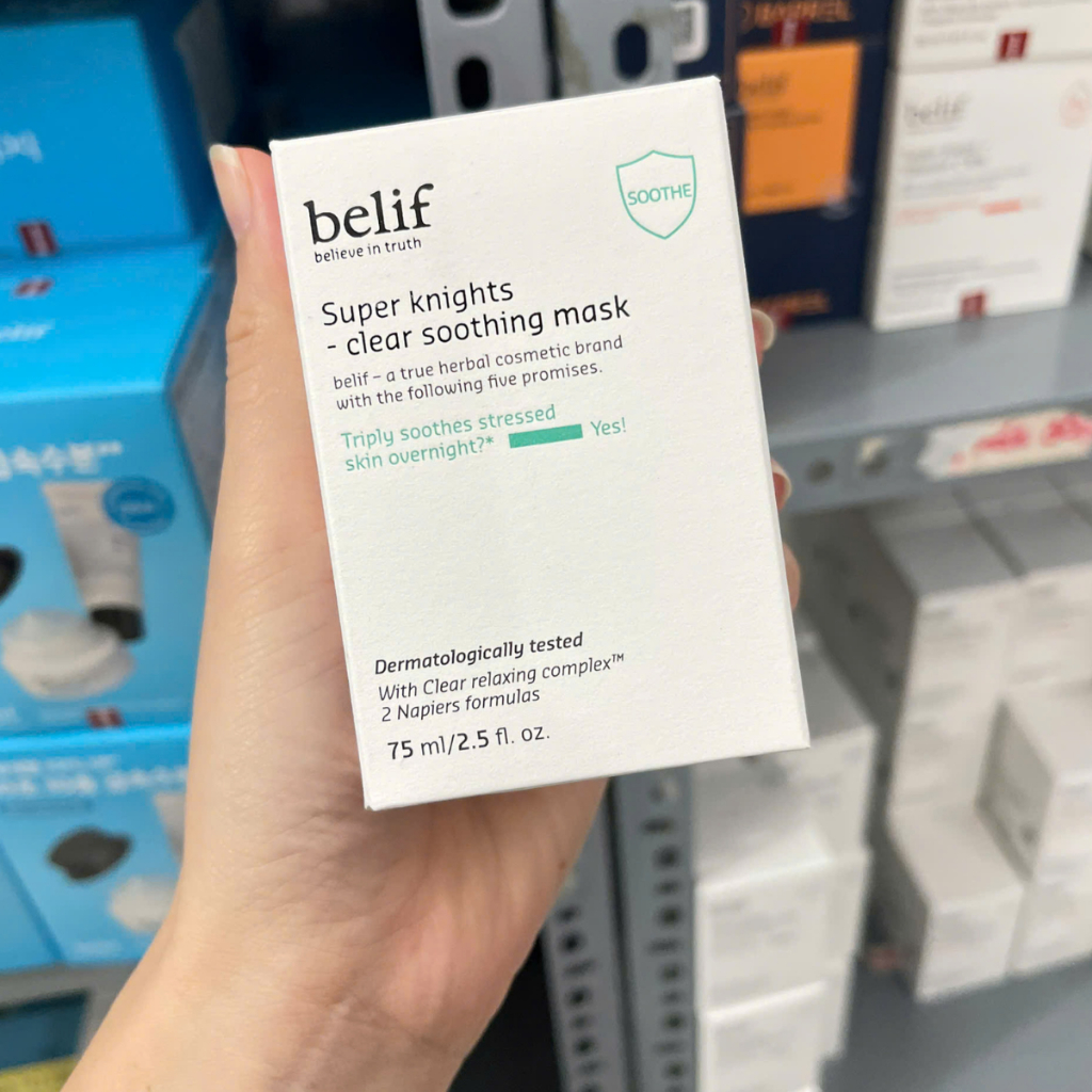 Mặt nạ ngủ Belif Super Knights Multi Vitamin/ Regenerating/Clear Soothing Mask 75ml