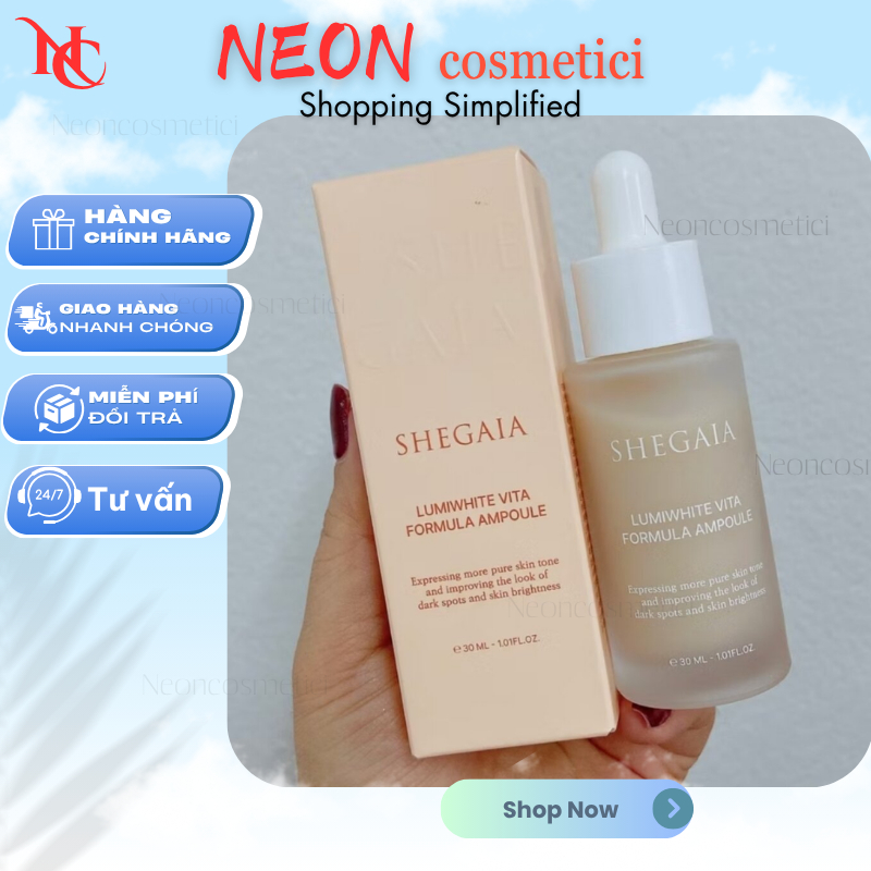 Tinh chất làm trắng da SHEGAIA LUMIWHITE VITA FORMULA AMPOULE 30ml