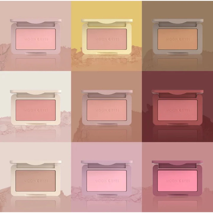 71 Má Moon Eyes Phấn Má Hồng MOONEYES BLUSH Dạng Má Bột má hồng mooneyes Color Romantic Collector Matte Mịn Tự Nhiên Lâu