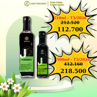 Nước tương hữu cơ ít muối JoySpring 210ml và 500ml nhãn hiệu hàng đầu Đài Loan