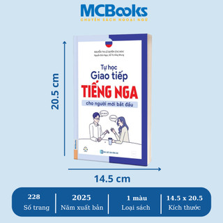 Sách Tự Học Giao Tiếp Tiếng Nga Cho Người Mới Bắt Đầu MCBooks