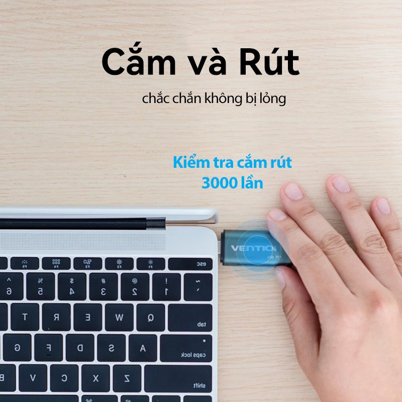 Đầu Đọc Thẻ Nhớ Vention USB 2.0 / 3.0 / 4.0 TF SD Micro Type-C OTG Cho Điện Thoại Thông Minh Tốc Độ Truyền Dữ Liệu Cao