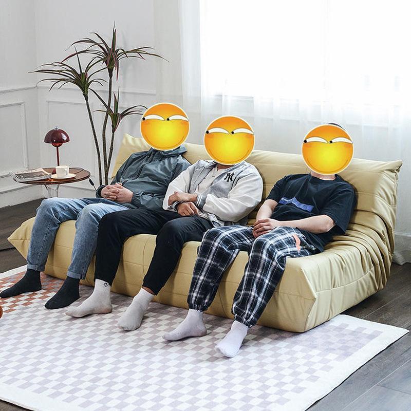 ghế lười Togo đôi Nhu Y Decor,  sofa băng chờ decor phòng khách phòng ngủ, homestay, hỏa tốc HCM