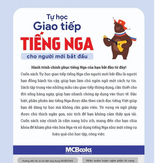 Sách Tự Học Giao Tiếp Tiếng Nga Cho Người Mới Bắt Đầu MCBooks