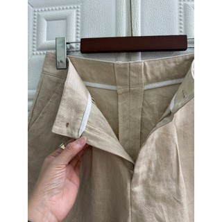 Quần short ngố lưng tây, chất Linen tưng premium washed. JUNE LINEN-Q05