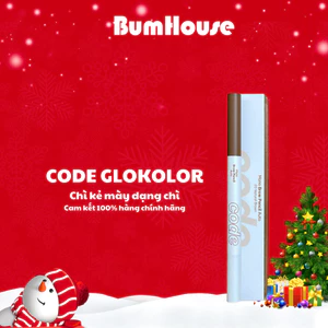 Chì Kẻ Mày CODE GLOKOLOR Mono Brow Pencil Auto No.3 Natural Brown 0.35g