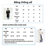 Áo Khoác Măng Tô Nam MANDO Dáng Dài 6 Cúc Kiểu Vest Form Rộng Kiểu Dáng Basic Unisex Thời Trang Hàn Quốc COA001 — ảnh 3