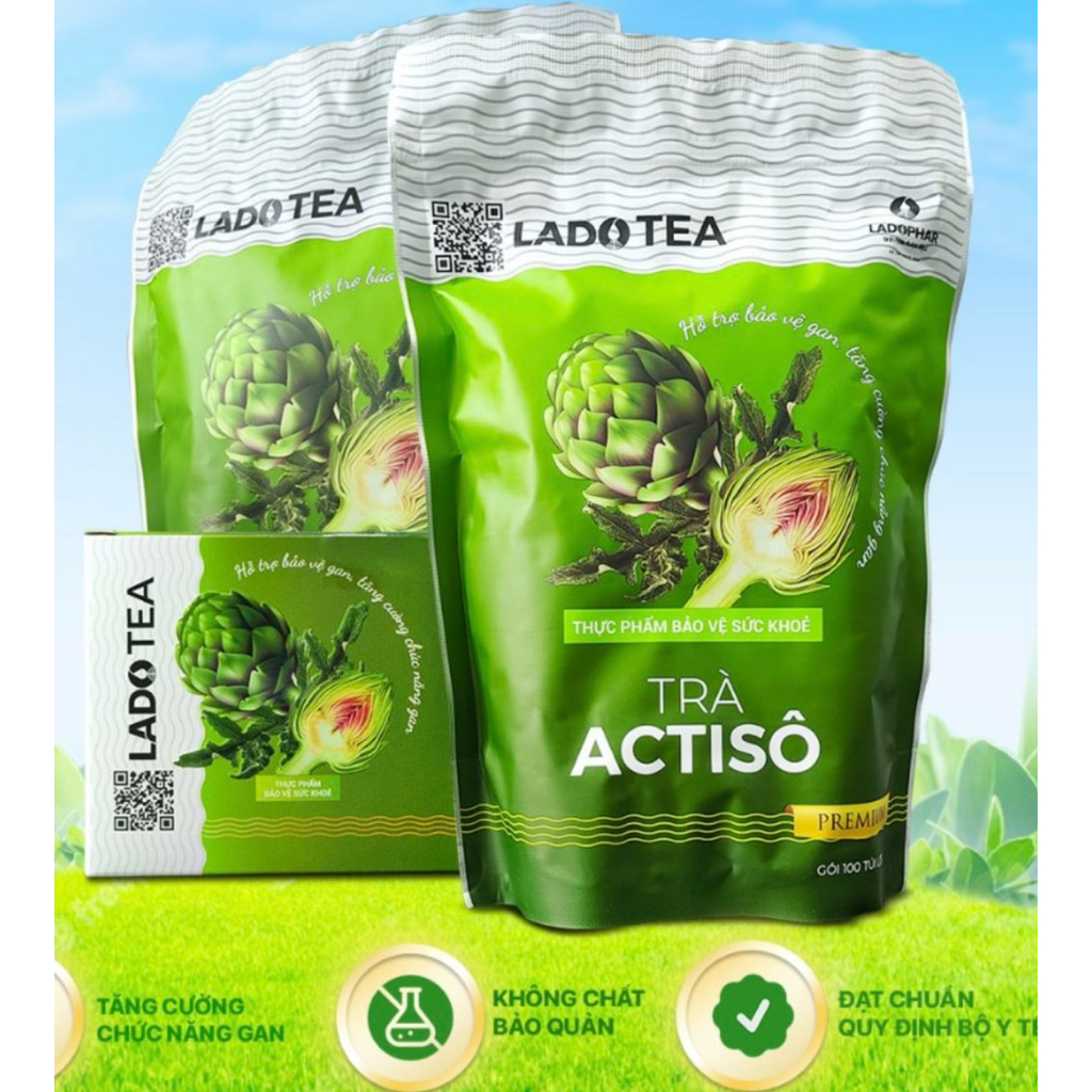 TRÀ ACTISO: LADO TEA: , mát gan , thanh nhiệt , thải độc | Shopee Việt Nam