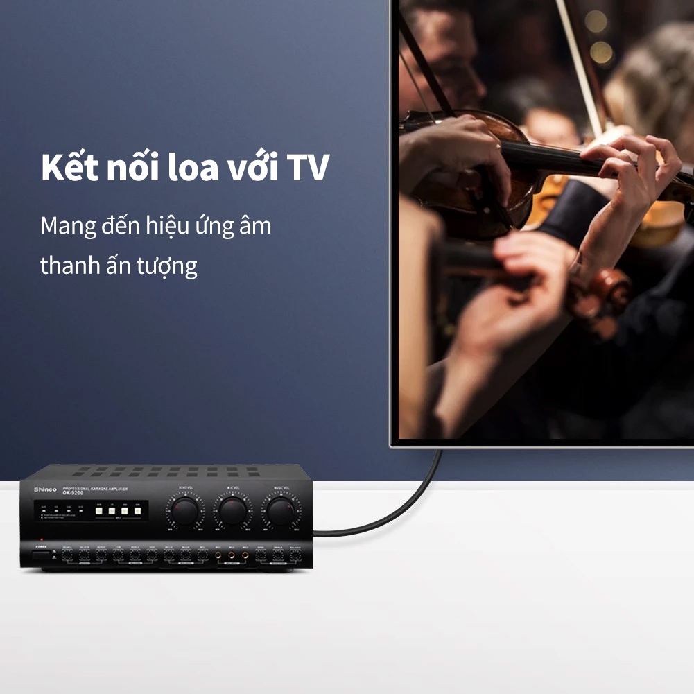 Cáp Quang Âm Thanh Vention Cáp Audio Sợi Quang Cao Cấp Tín Hiệu Ổn Định Cho Blu-Ray Dvd Xbox Ps4