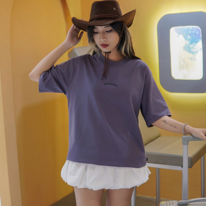 Áo thun form rộng LIMERENCE Basic Logo vải cotton cao cấp co giãn, dày dặn Local Brand | BigBuy360 - bigbuy360.vn
