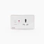 Ổ Cắm Chống Giật Âm Tường OCAT01 1C/16A Công Suất 3000W Có Nút Test Tính Năng Chống Giật Có Chân Nối Đất Ổ Cắm Đa Năng