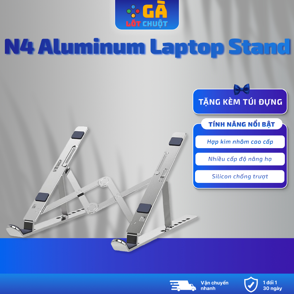 Giá Đỡ Laptop Kim Loại Nhôm 16Inch - Hình Ảnh Thực Tế