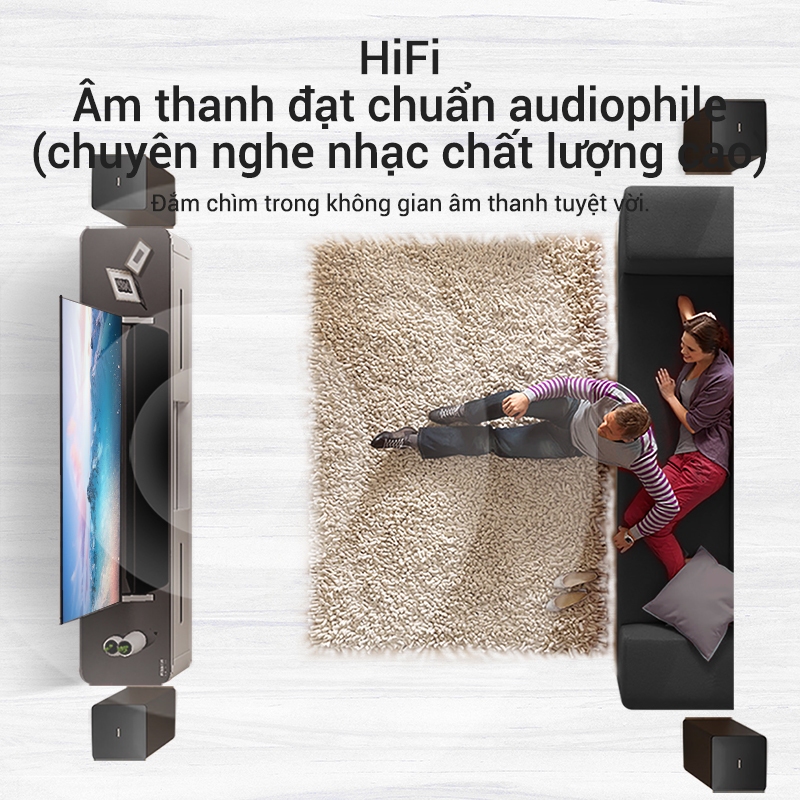 Cáp HDMI 2.1 Vention Siêu Nét 8K 120Hz 48Gbps Tốc Độ Cao ARC Cho PC, TV, PS5, Nintendo Switch (1m-10m)