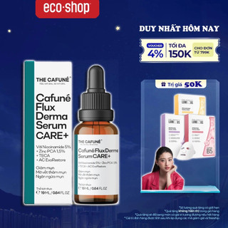 Tinh Chất Đánh Bật Mụn Và Cân Bằng Dầu Nhờn Cafuné Flux Derma 19ml Dành Cho Da Dầu Mụn
