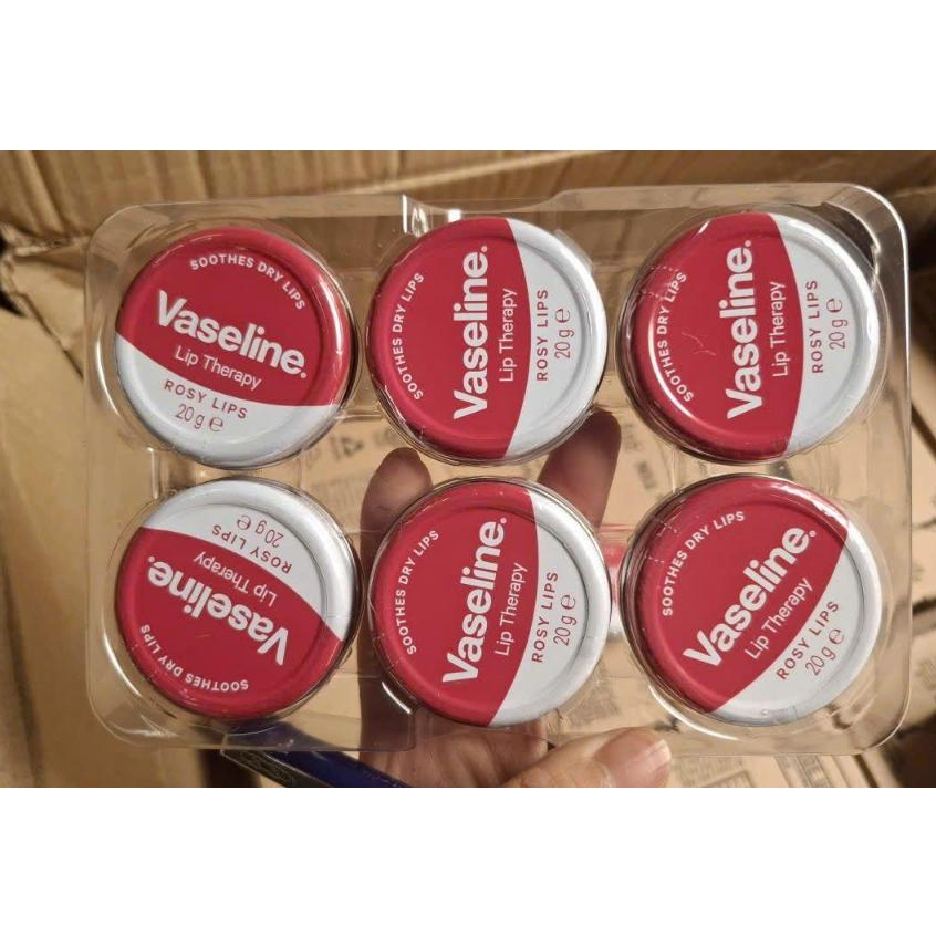 [UK] Sáp Dưỡng Môi Vaseline Lip Therapy Rosy Lips – hộp thiếc 20g