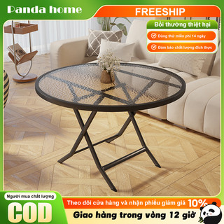 Bàn xếp mặt kính vân nước Để Ban Công Nhà Nhỏ Quán Cafe chịu lực tốt chống trầy xước Giá tốt 50%