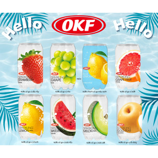 Nước Ngọt Có Ga Giải Khát Hàn Quốc đủ vị trái cây OKF 350ml - CÔ THƯ MARKET