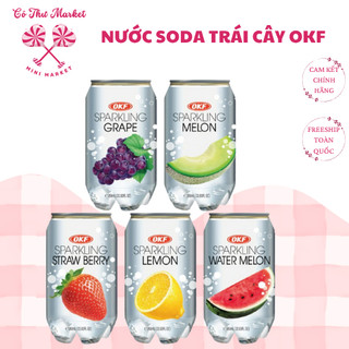 Nước Ngọt Có Ga Giải Khát Hàn Quốc đủ vị trái cây OKF 350ml - CÔ THƯ MARKET
