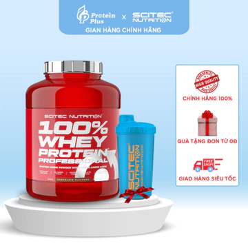 Whey Protein | 100% Whey Protein Professional 2350g 78 servings chính hãng SCITEC NUTRITION