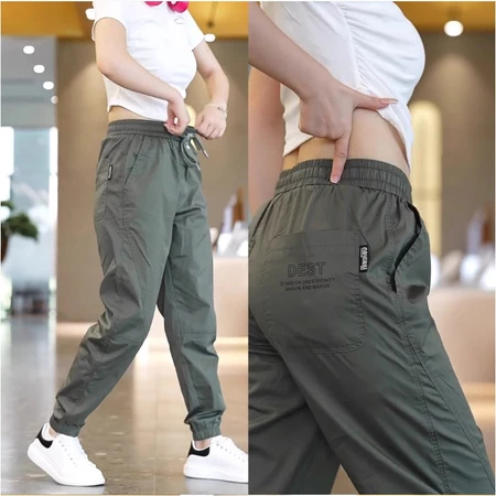 [Peinn]Quần Dài Thể Thao Dáng Jogger  Rộng chất kaki Phong Cách Đường Phố Thời Trang Xuân Thu Cho Nam Nữ