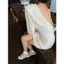 -VÁY LEN KHOÉT LƯNG GỢI CẢM – Trắng/Đen/Nâu – Freesize