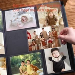 Album ảnh 15x10cm chứa 1000 tấm, bìa vải nhung, gáy ốc kim loại chắc chắn, lưu giữ ảnh gia đình và bé yêu. — ảnh 5