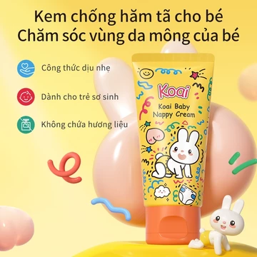 Kem chống hăm Koai Kem dưỡng chiết xuất hoa cúc kim tiền chống hăm tã cho bé Kem chống hăm chuyên 50g