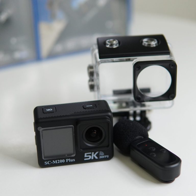 ACTION Camera SC-M200 Plus, có MIC rời không dây kiêm remote, bảo hành ...