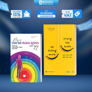 Combo 2 cuốn sách Bizbook-Nâng Cao Tần Số Rung Động Mỗi Ngày và Sách Sự Thông Minh Trong Hài Hước Nói Tinh Tế Dễ Vào Tim