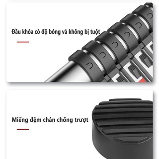 Thang nhôm Inox rút đơn các bậc thang tự động vào khóa 1.9m - 6m Dễ dàng mang theo Thang Rút Đơn Chữ I Bảo hành 2 năm