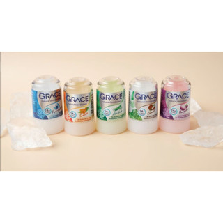 Lăn Nách Khử Mùi Đá Khoáng GRACE Natural Deodorant Kiểm Soát Mồ Hôi 70g - SHOP DẦU DOKRAK