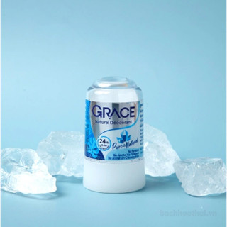 Lăn Nách Khử Mùi Đá Khoáng GRACE Natural Deodorant Kiểm Soát Mồ Hôi 70g - SHOP DẦU DOKRAK