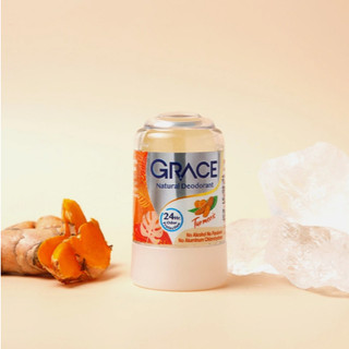 Lăn Nách Khử Mùi Đá Khoáng GRACE Natural Deodorant Kiểm Soát Mồ Hôi 70g - SHOP DẦU DOKRAK
