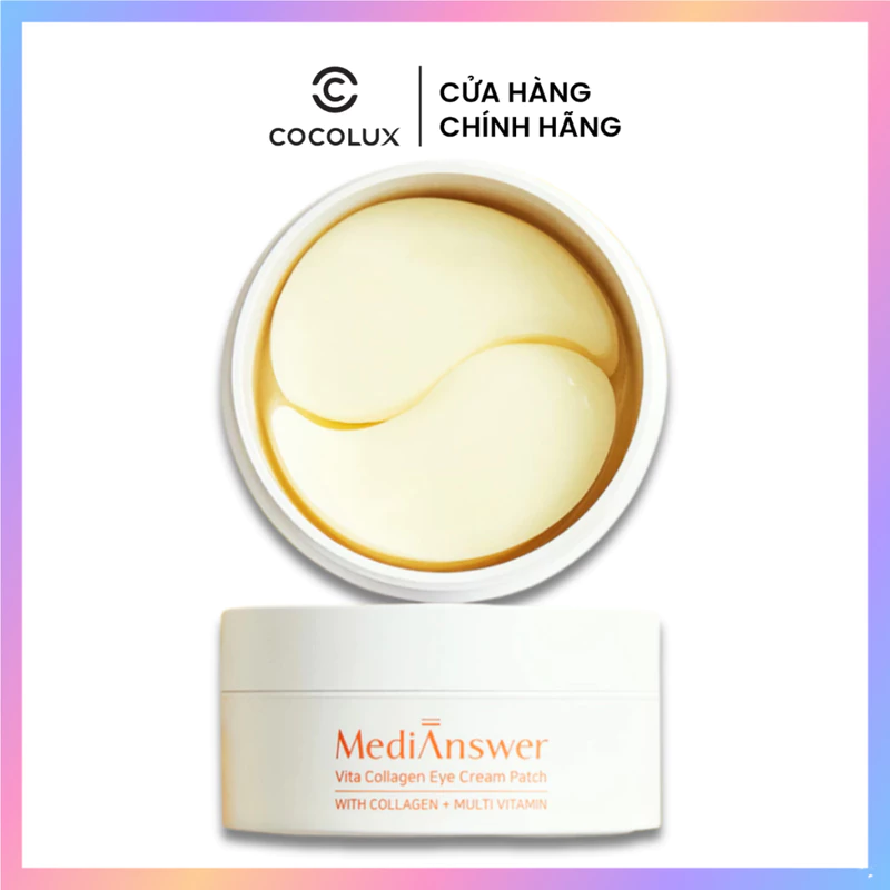 Mặt Nạ Mắt MediAnswer Vita Collagen Eye Cream Patch Cải Thiện Quầng Thâm Và Nếp Nhăn — ảnh 1