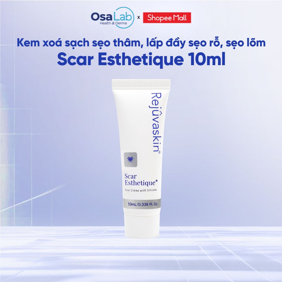 Kem xóa mờ và lấp đầy Sẹo Thâm/ Sẹo Rỗ/ Sẹo Lõm Rejuvaskin Scar Esthetique 10ml