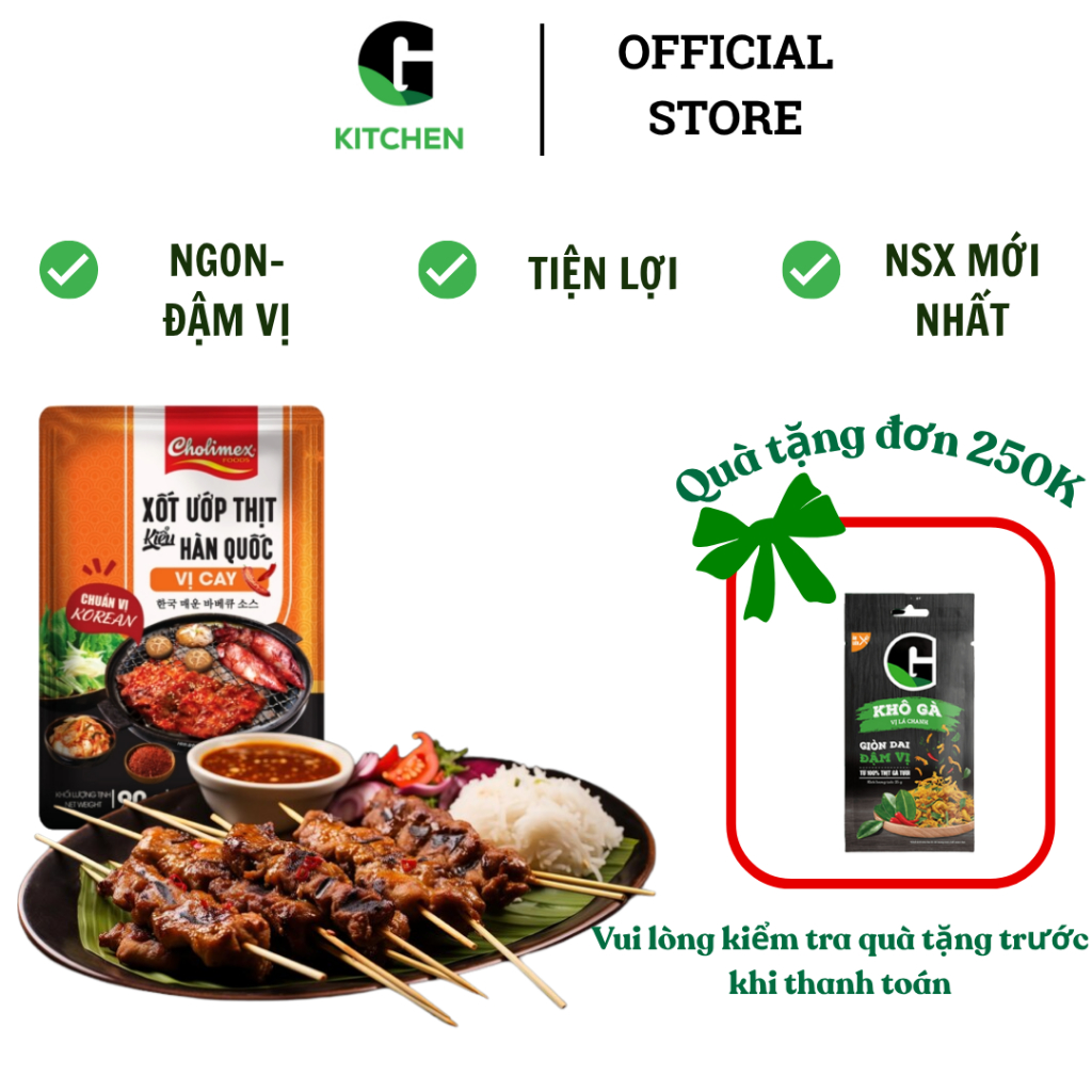 Xốt Ướp Thịt Nướng Cholimex gói 70g