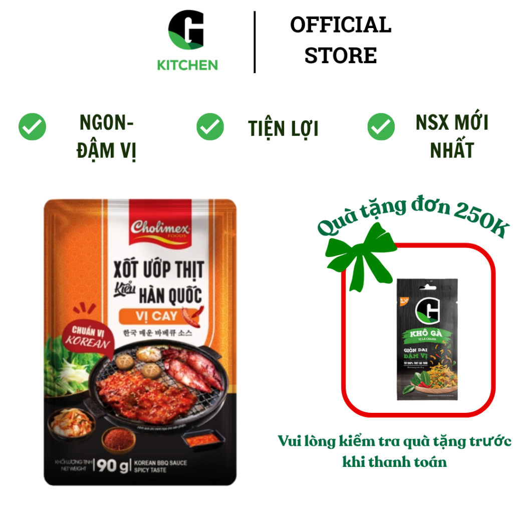 Xốt Ướp Thịt Nướng Cholimex gói 70g