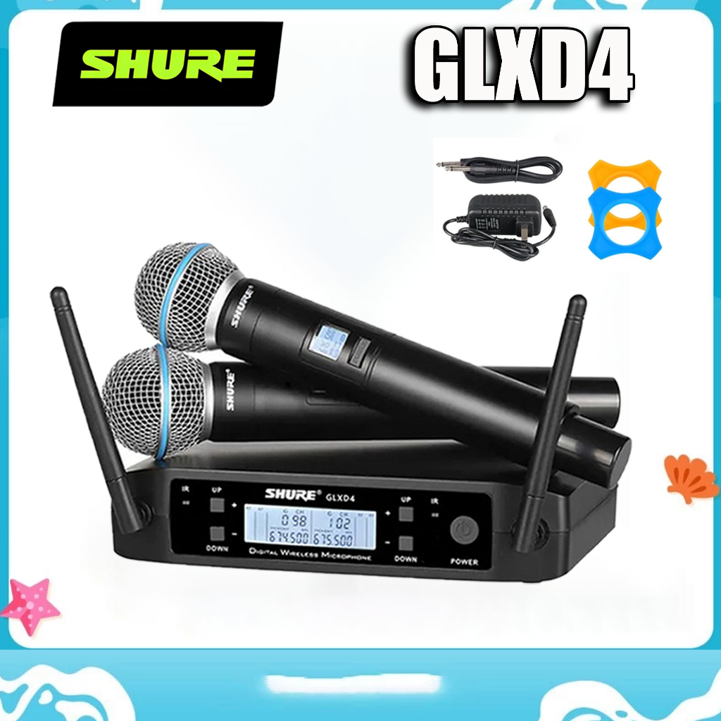 Micro không dây Shure GLXD4 Micro cầm tay không dây UHF