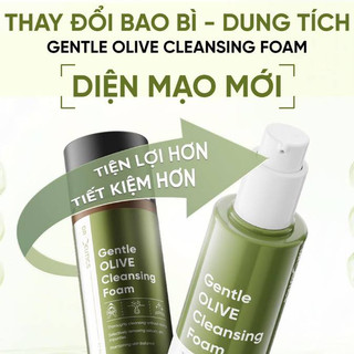 Sữa Rửa Mặt DrCeutics Hỗ Trợ Sạch Sâu, Dịu Nhẹ Cho Mọi Loại Da Gentle Olive Cleansing Foam (200ml)