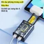 Vỏ trong suốt, pin dự phòng 20000mAh, sạc siêu nhanh 20W, có thể sạc cùng lúc 4 thiết bị.