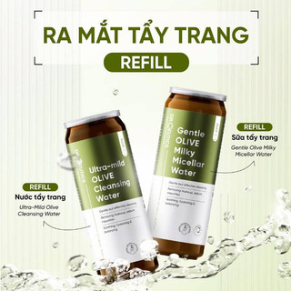 Sữa Tẩy Trang Dịu Nhẹ DrCeutics Gentle OLIVE Milky Micellar Water (100ml, 480ml)