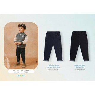 Chaang AW2025 Quần giả jeans Harvest cho bé T11.1
