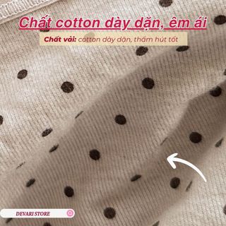 Quần lót nữ cao cấp cạp vừa tôn dáng gợi cảm đáy lót cotton kháng khuẩn họa tiết xinh DEVARI L8383