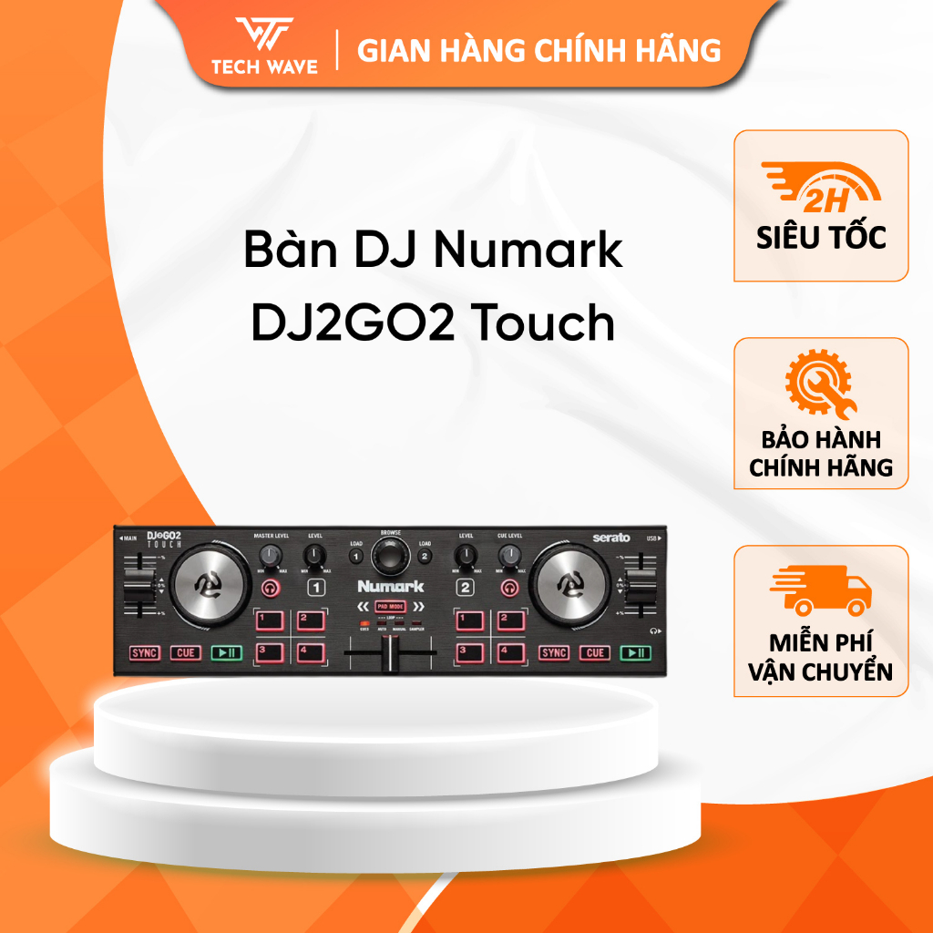 Bàn DJ Numark DJ2GO2 Touch – DJ Controller Mini Di Động – Hàng Chính ...