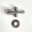 Van chia nước, van khóa nước, giảm áp chữ T hiệu RANCO chất liệu đồng mạ Chrome siêu bền KT - 922