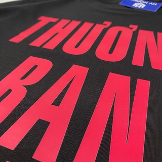 Áo Thun In Chữ Thương Bạn Gái Trai Cotton 100% Co giãn 2 Chiều Phom Unisex Oversize YK