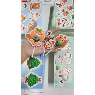 SET CÀI KẸO TRANG TRÍ TÚI QUÀ IN 2 MẶT xấp 96 hình