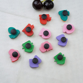 Bộ 12 Sticker, Charm 3D chủ đề bà thím DIY gắn Dép Sục, Cá Sấu JB-149 Mita