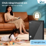 Máy hút ẩm Block nhập khẩu FUJIE HM-924ED Loại bỏ ẩm ướt 24l/ngày, màng lọc HEPA và có kết nối wifi — ảnh 4