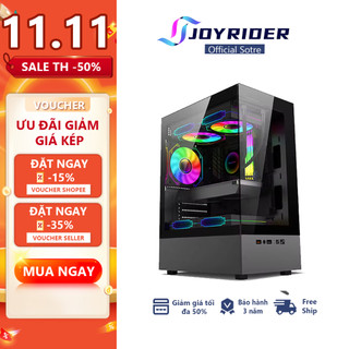 Vỏ Case máy tính JN-T8 MATX Chassis （3 Fans）Thùng máy tính kính acrylic